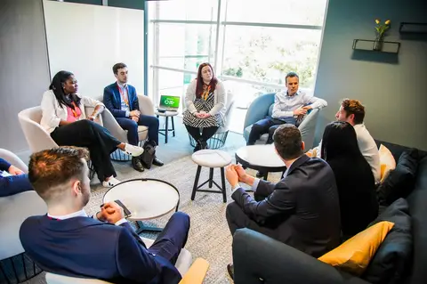 Miatta Ed and EO colleagues